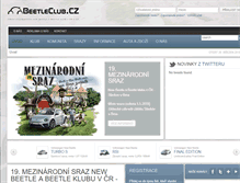 Tablet Screenshot of beetleclub.cz